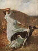 Charles Wellington Furse Diana of the uplands oil painting